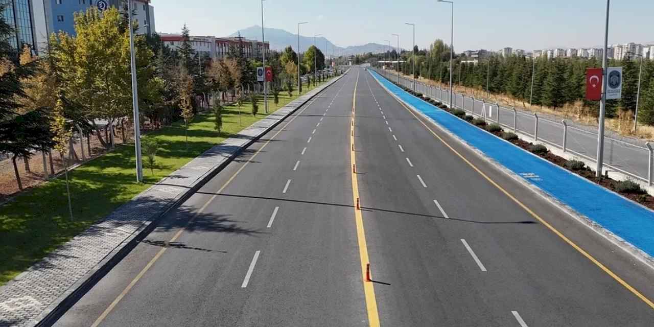 Kayseri Melikgazi Albayrak Caddesi'ni hizmete açıyor