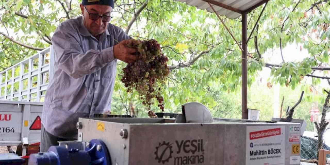 Antalya’da pekmez üreticisine teknolojik destek