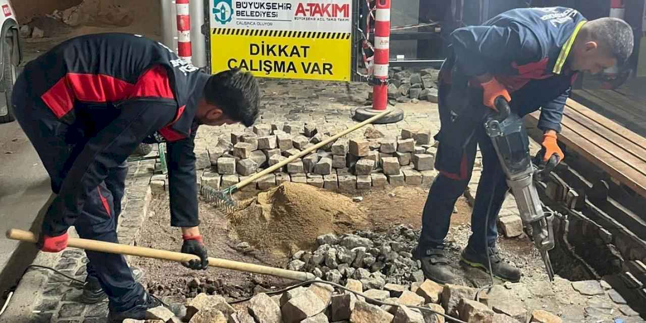 Kocaeli'de yaya yollarına konforlu dokunuş