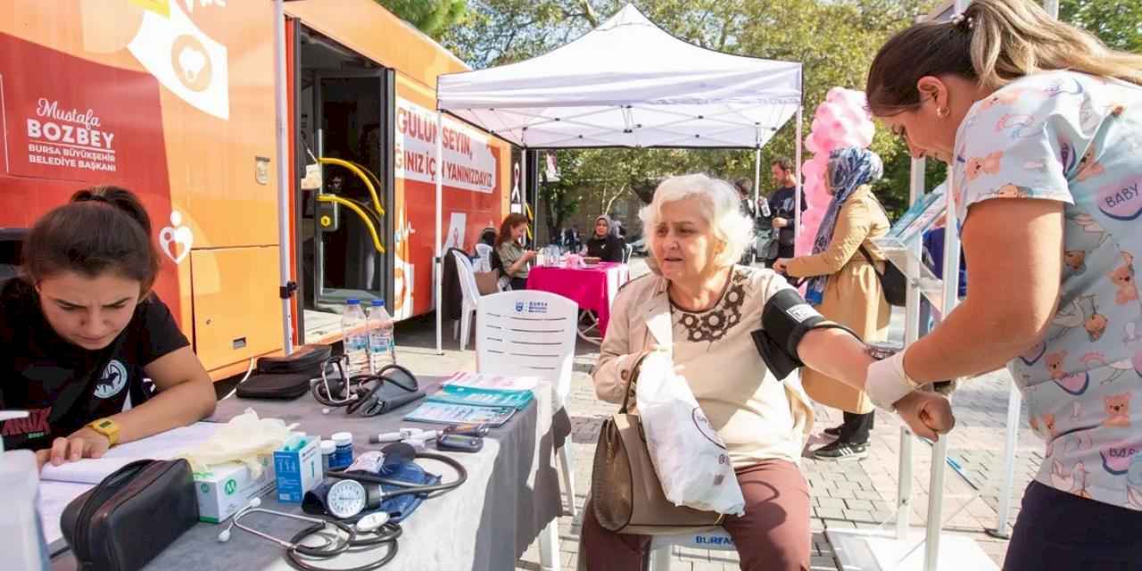 Bursa Büyükşehir'den kadınlara ücretsiz sağlık kontrolü