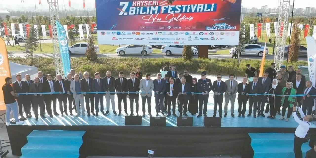 7’nci Kayseri Bilim Festivali açıldı