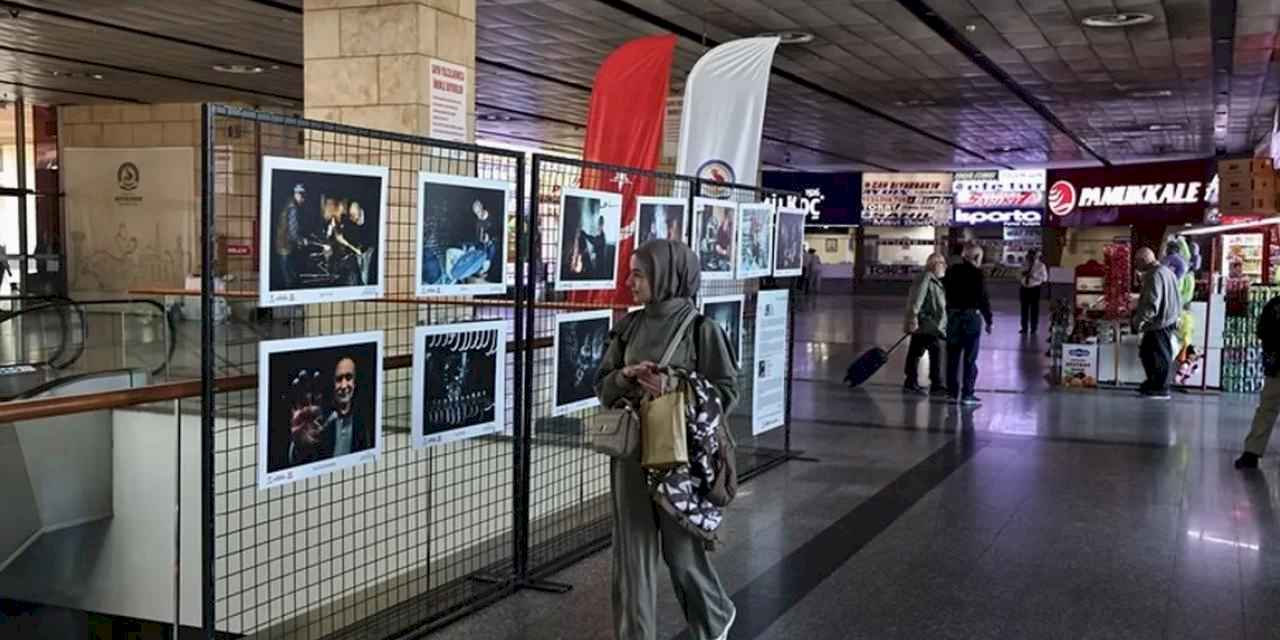 'Kaleiçi Çarşısı'nda Emek ve Alın Teri' sergisi şimdi otobüs terminalinde