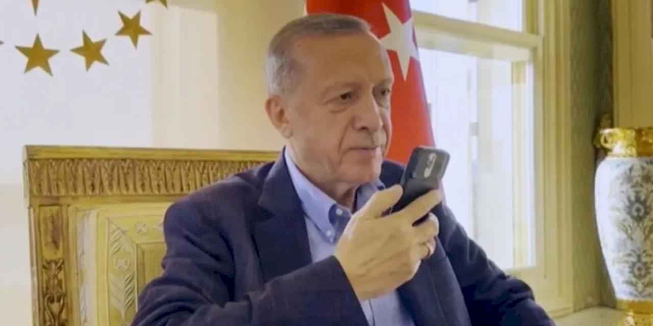 Cumhurbaşkanı Erdoğan, partisinin kampına telefonla bağlandı