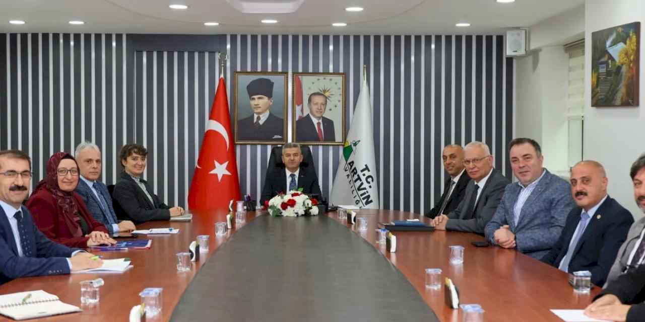 Artvin’de İstihdam ve Mesleki Eğitim Kurulu toplandı