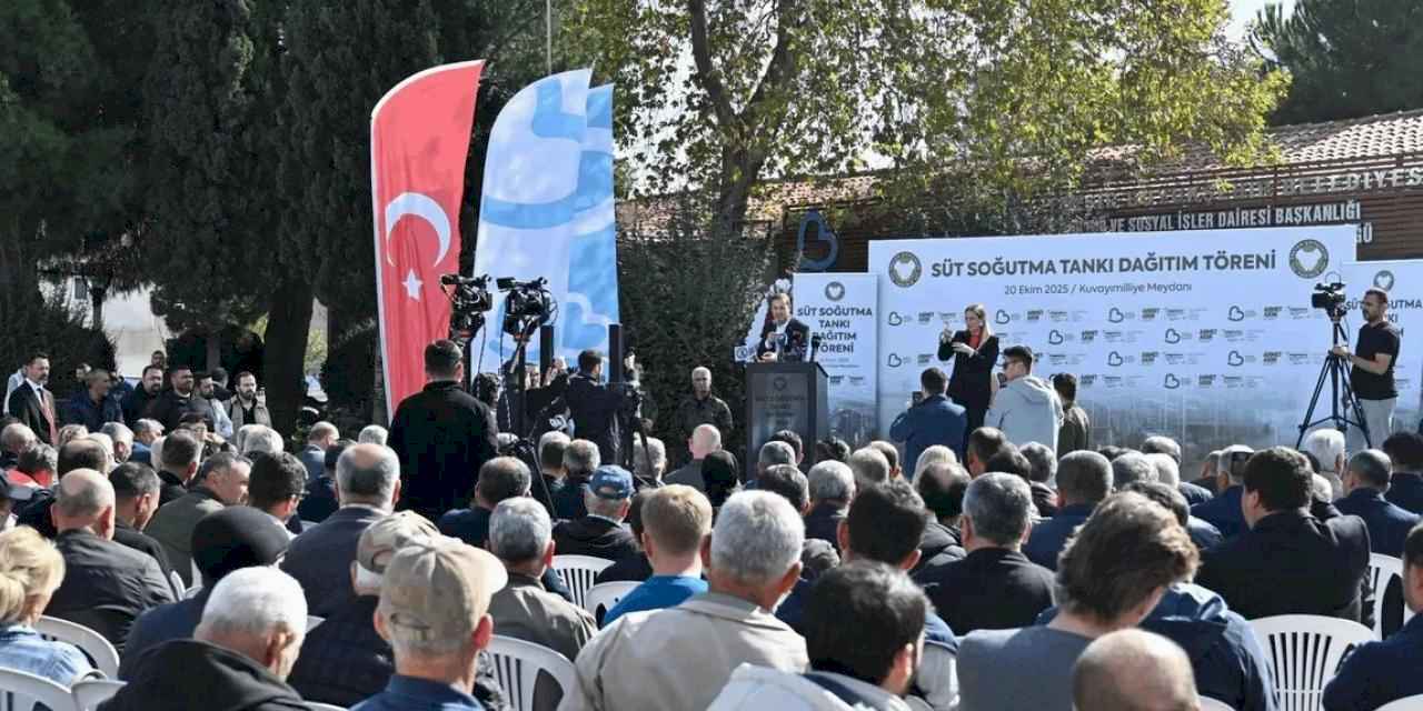 Balıkesir’de süt üreticisine soğuk zincir desteği