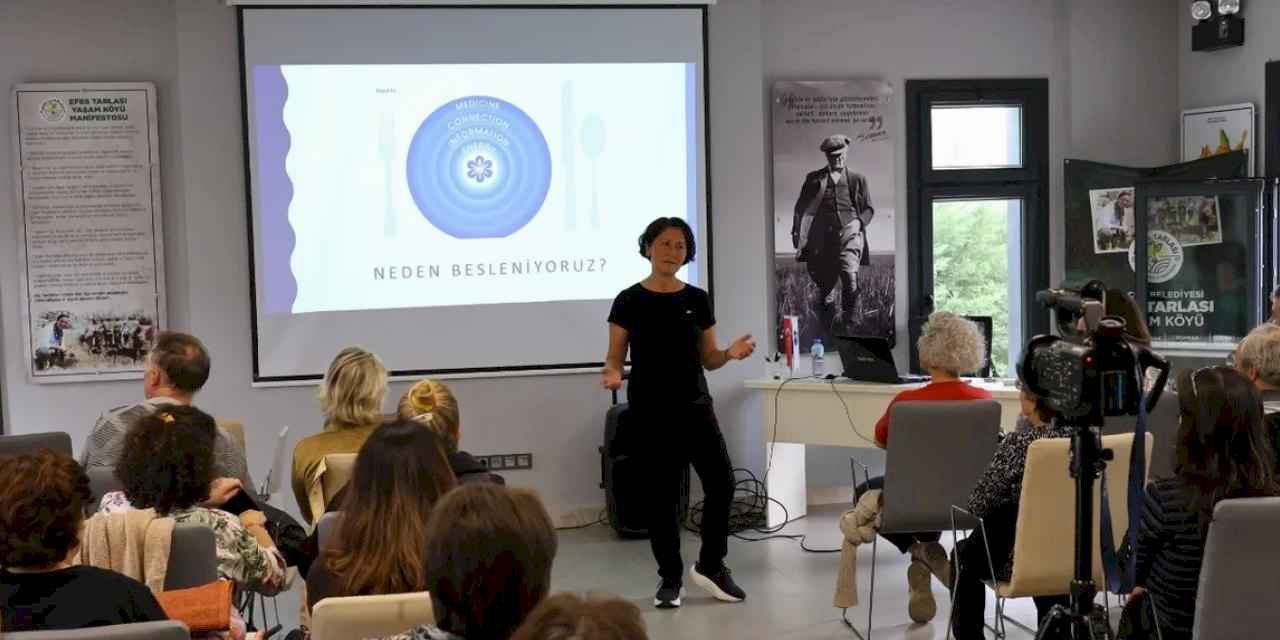 Efes Tarlası’nda fonksiyonel beslenme söyleşisi