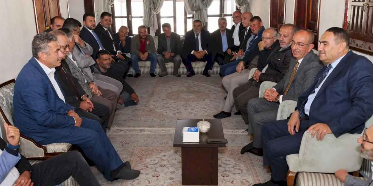 Konya Meram'da iki ayrı buluşma