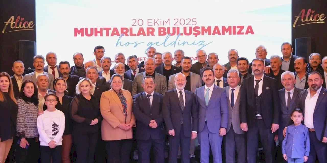 Kayseri Kocasinan muhtarları ağırladı