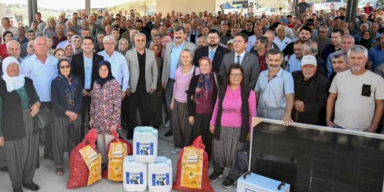 Mersin Büyükşehir’den çiftçiye üçlü destek