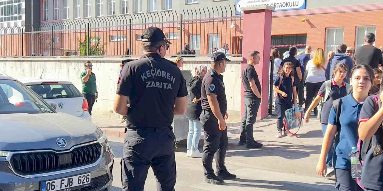 Ankara Keçiören Zabıtası'ndan trafiği rahatlatan mesai