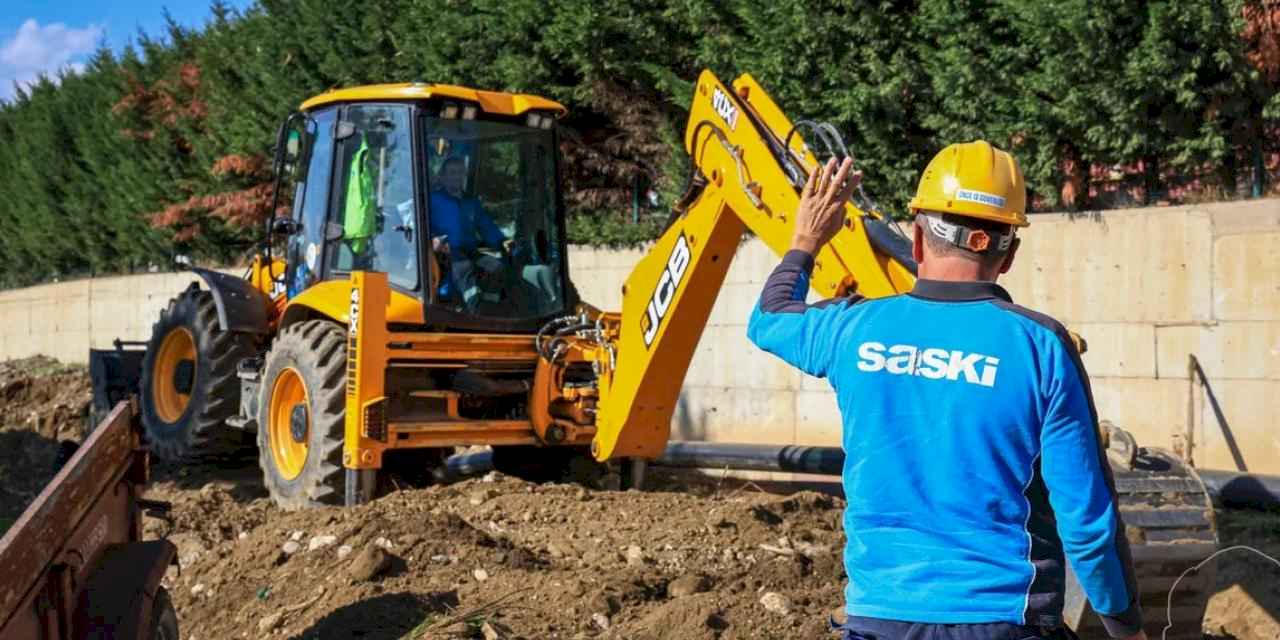 Sakarya Geyve'de su kesintilerini önleyecek alternatif hat devrede