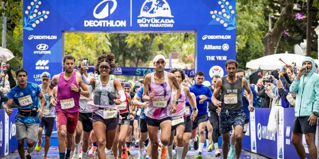 Decathlon Büyükada Yarı Maratonu’na rekor katılım