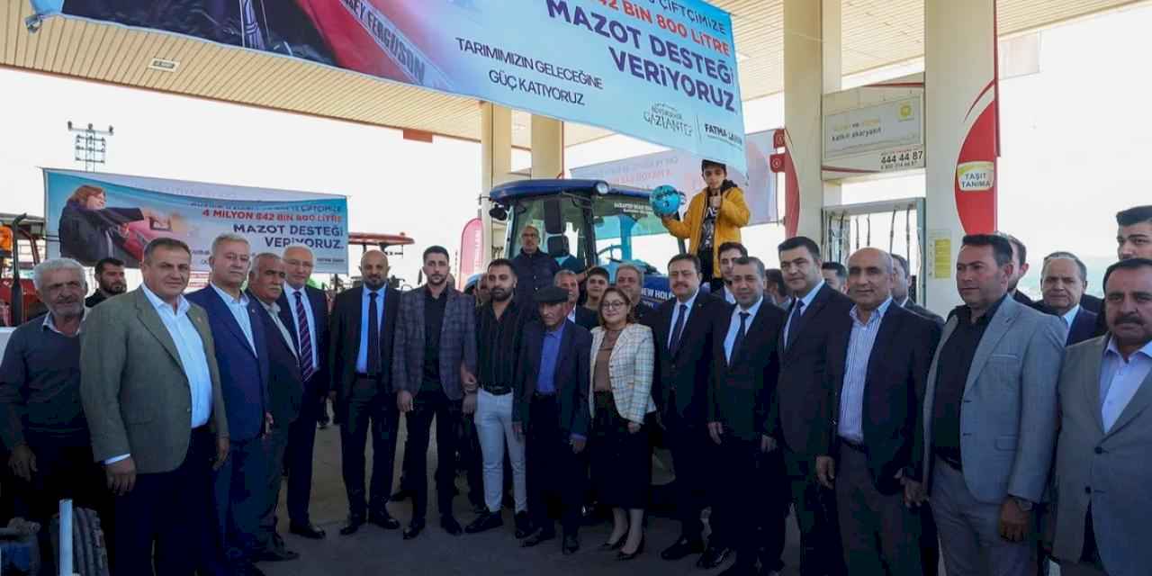 Gaziantep’ten çiftçiye rekor mazot desteği