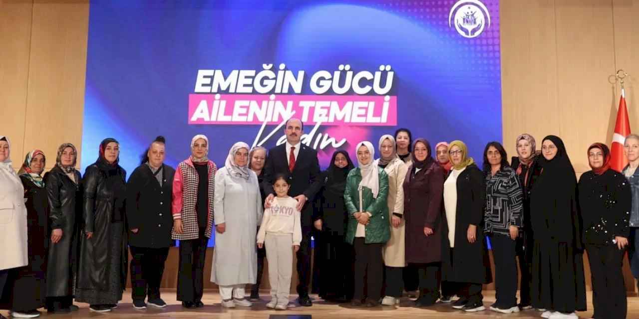 Konya Büyükşehir’den kadınlara anlamlı destek
