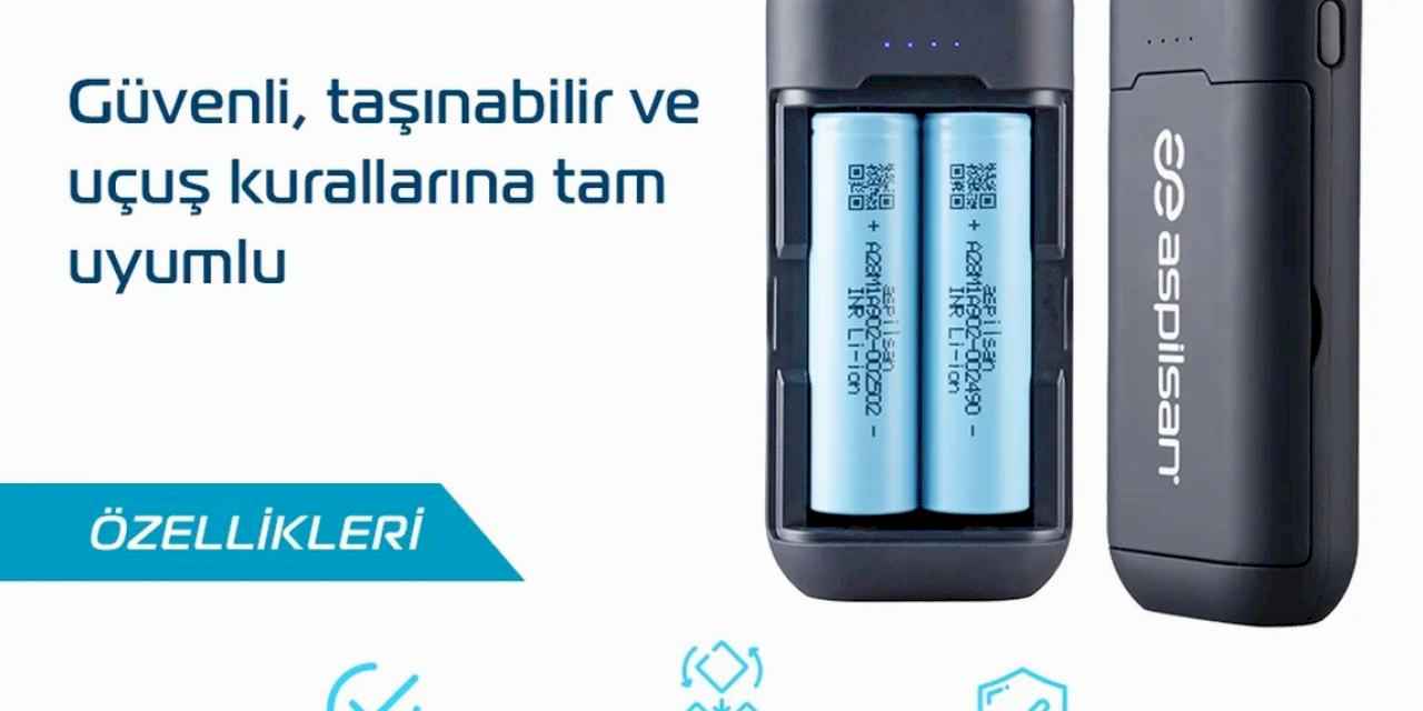 ASPİLSAN Enerji’den Uçuşlara Uyumlu Powerbank Çözümü