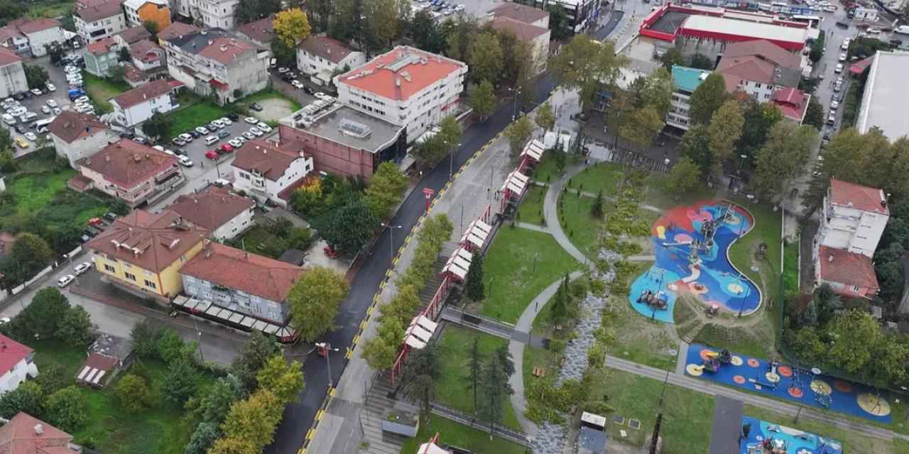 Sakarya'da Hendek’in kalbi Şehit Gaffar Okkan Bulvarı’na Büyükşehir dokunuşu