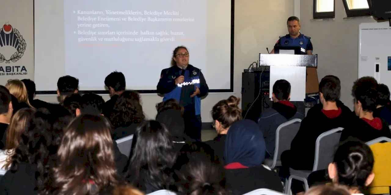 Kocaeli zabıtası öğrencilerle buluştu