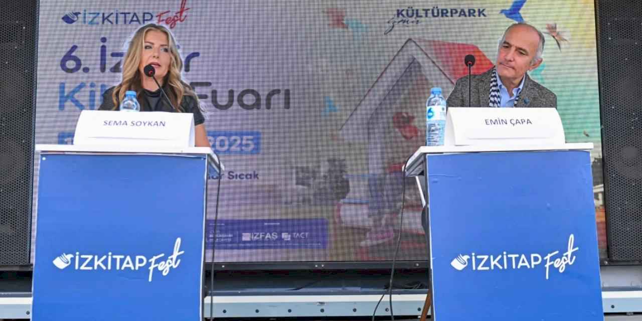 Emin Çapa ve Sema Soykan İZKİTAP’ta okuyucularla buluştu