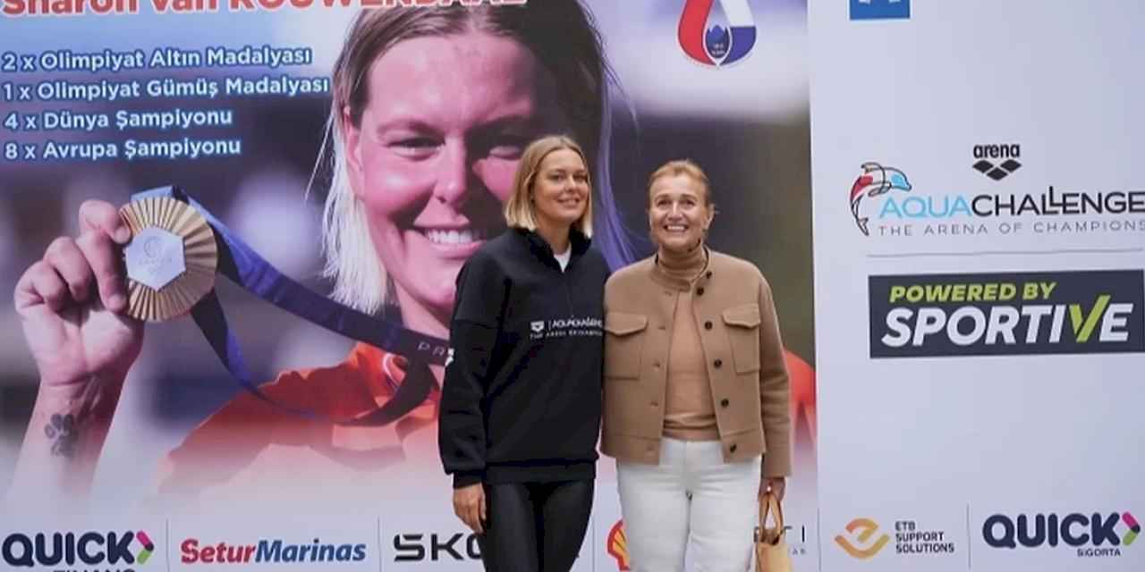 Olimpiyat şampiyonu Sharon van Rouwendaal Türkiye'de