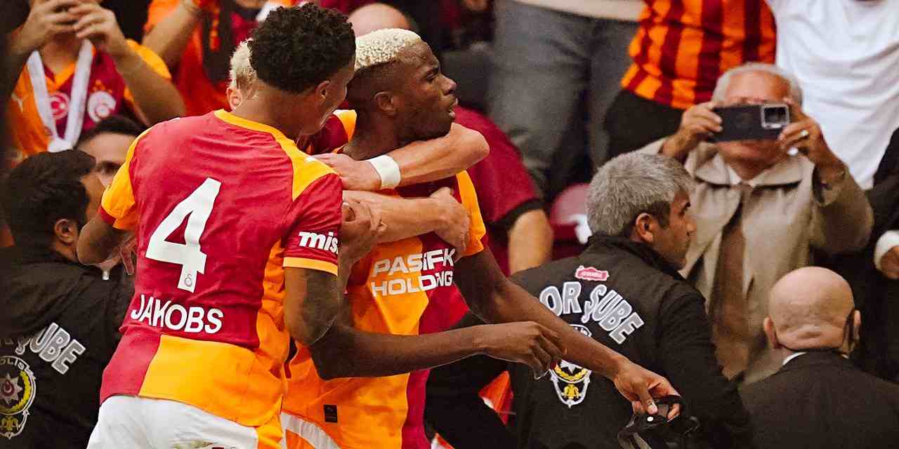 Galatasaray 3-1 Göztepe (Maç Sonucu) Aslan üç puanı üç golle aldı!