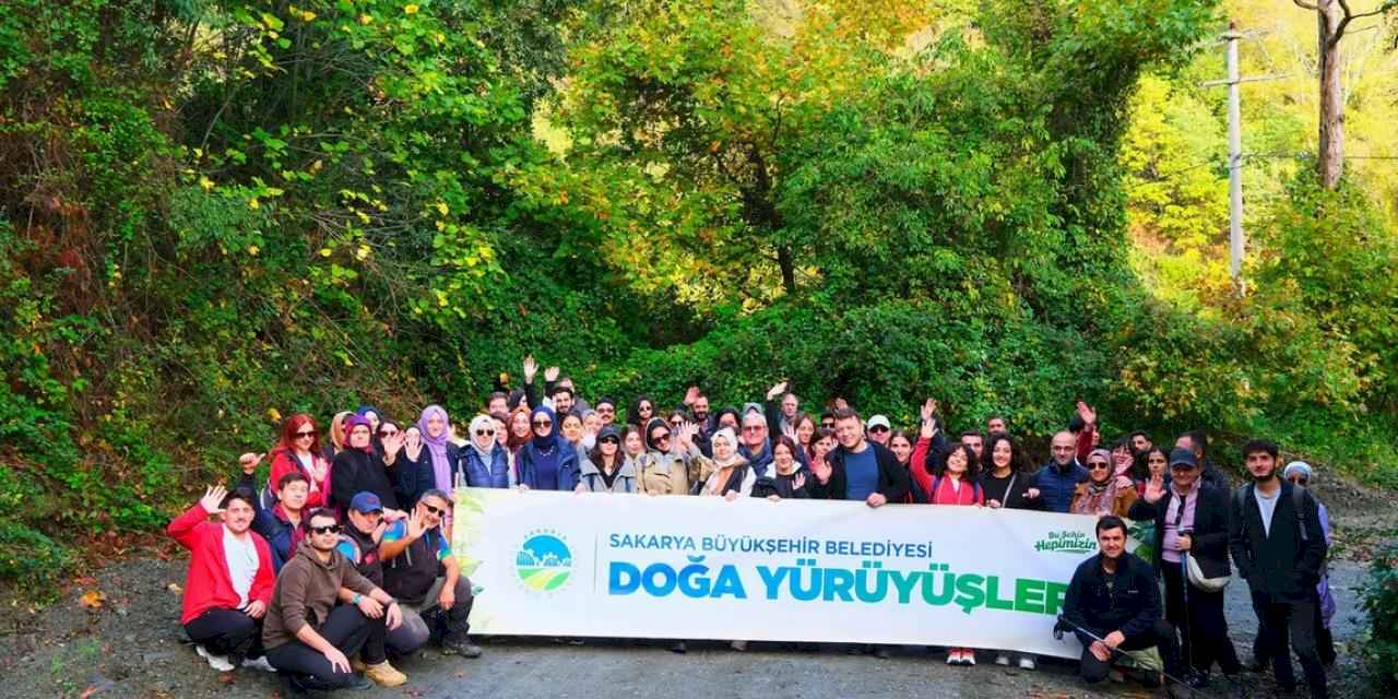 Sakarya'da sonbaharda büyüleyici rotada yürüyüş