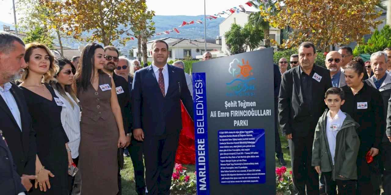 Şehit Teğmen'in adı Narlıdere'de yaşayacak