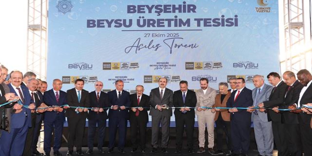 Konya BEYSU'ya 1,1 milyar TL'lik tesis
