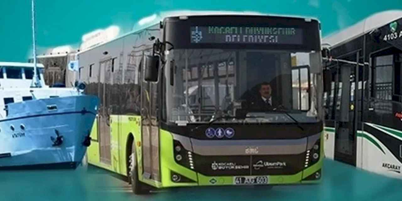 Kocaeli Büyükşehir’den bayramda ücretsiz ulaşım desteği