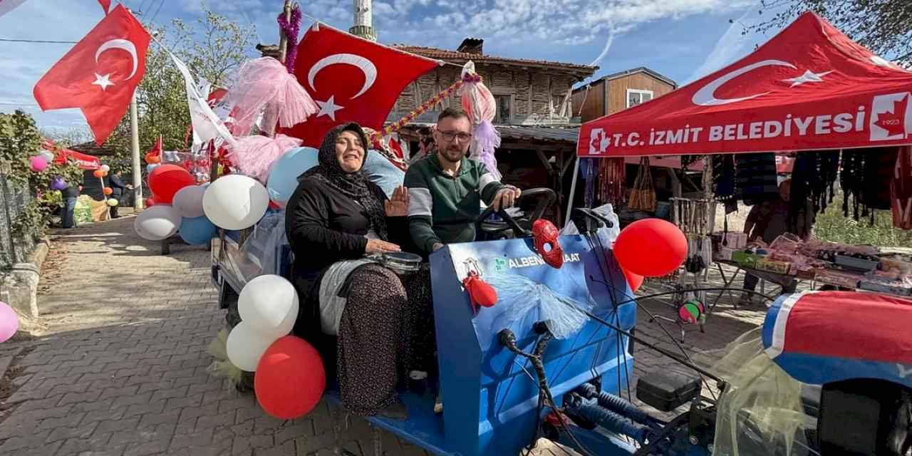 İzmit'te 'pat pat'lardan renkli festival