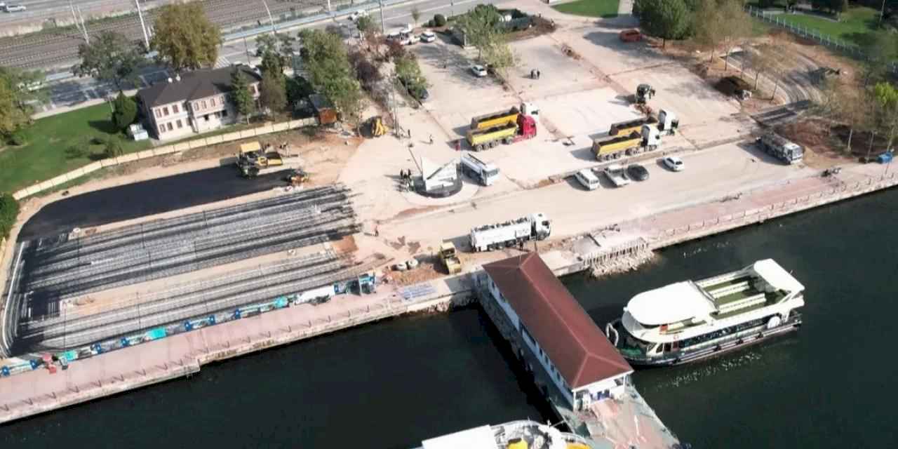 Kocaeli'de 1 Mart Vapur İskelesi Otoparkı yüzde 85 tamam