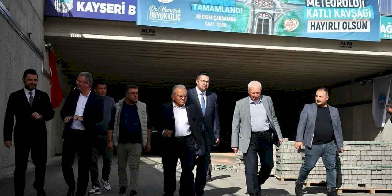 Kayseri Büyükşehir'den katlı kavşak tanıtımı