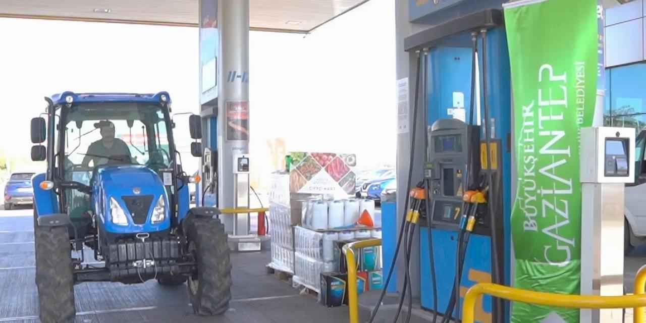 Belediyeden çiftçiye mazot desteği