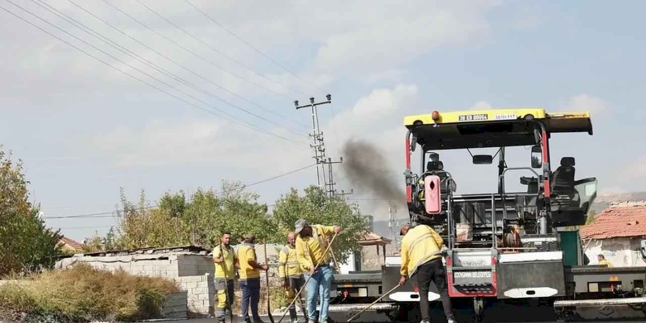 Kayseri Kocasinan yol yenilemeyle trafiğe konfor getiriyor