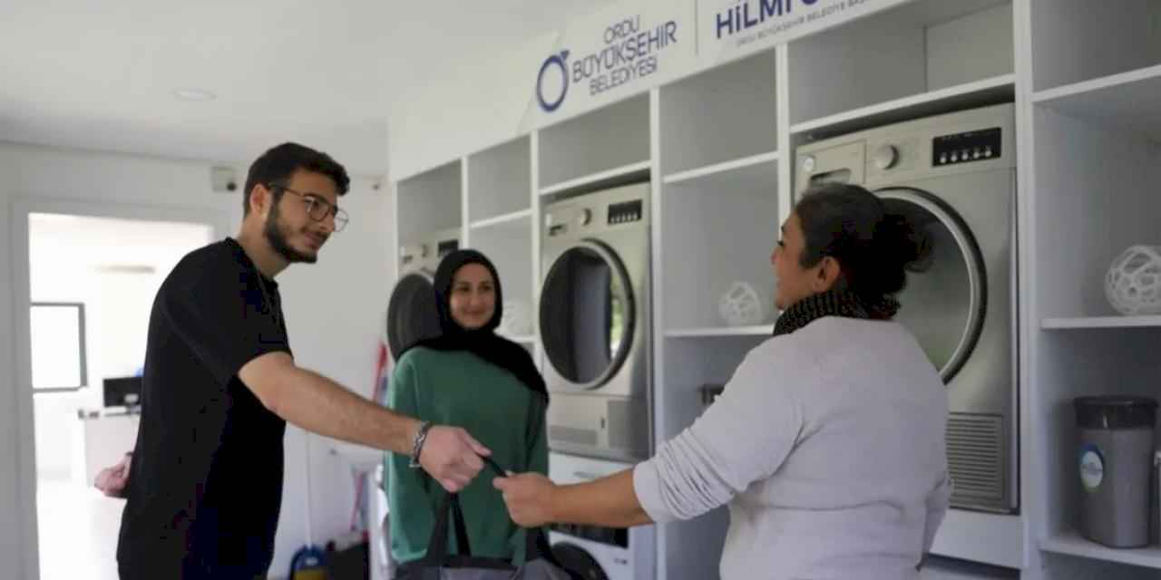 Ordu'da gençler çamaşır derdine düşmüyor