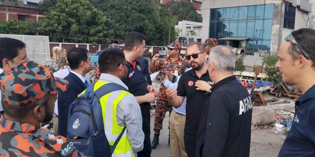 Kocaeli İtfaiyesi'ne Bangladeş’te kritik görev