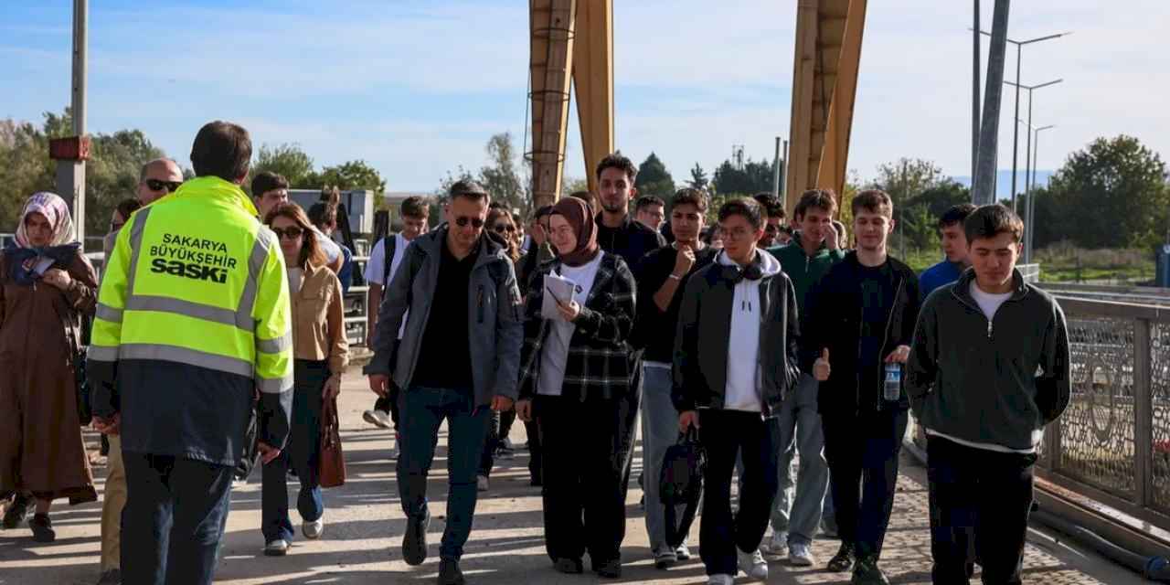 Geleceğin enerji uzmanları SASKİ’nin elektrik üretim tesislerini inceledi