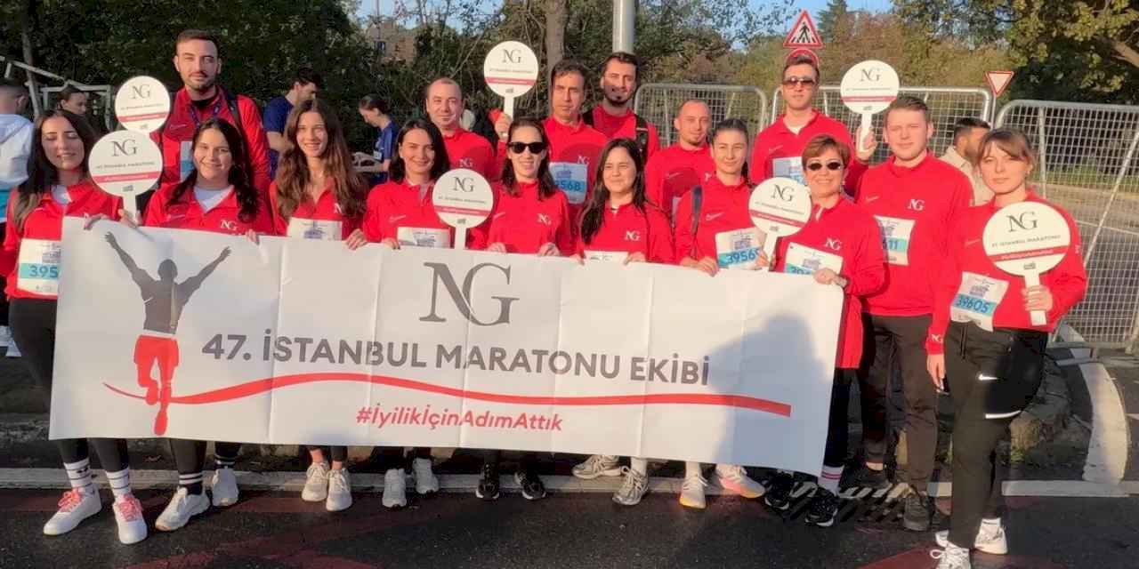 NG Grup 47. İstanbul Maratonu’nda  Adımlarını Yeniden İyilik İçin Attı