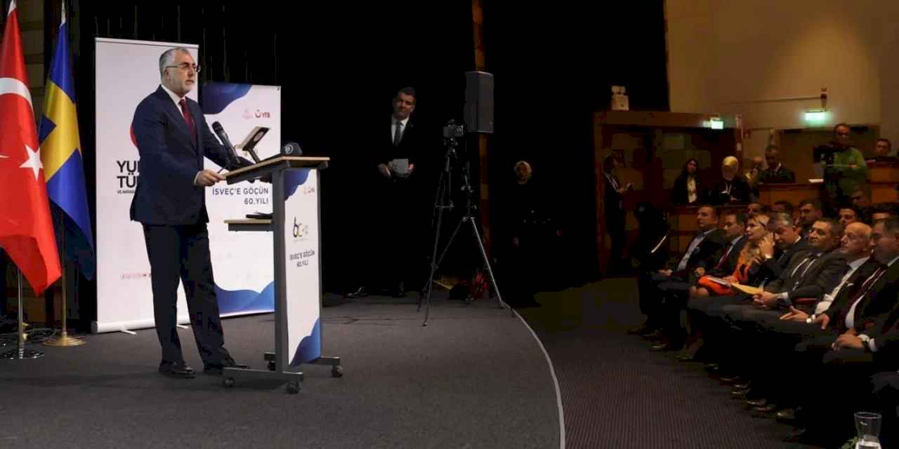 Bakan Işıkhan, İsveç’te Türk gurbetçilerle buluştu