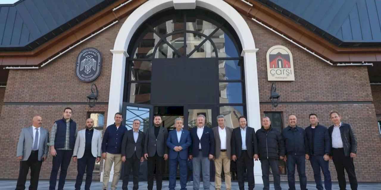 Kayseri'de Çarşı Melikgazi'ye protokol ziyareti