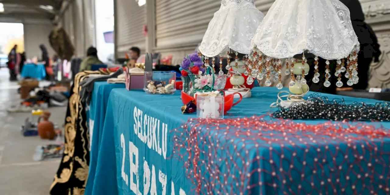 Konya Selçuklu’da 2. El Pazarı'na yoğun ilgi