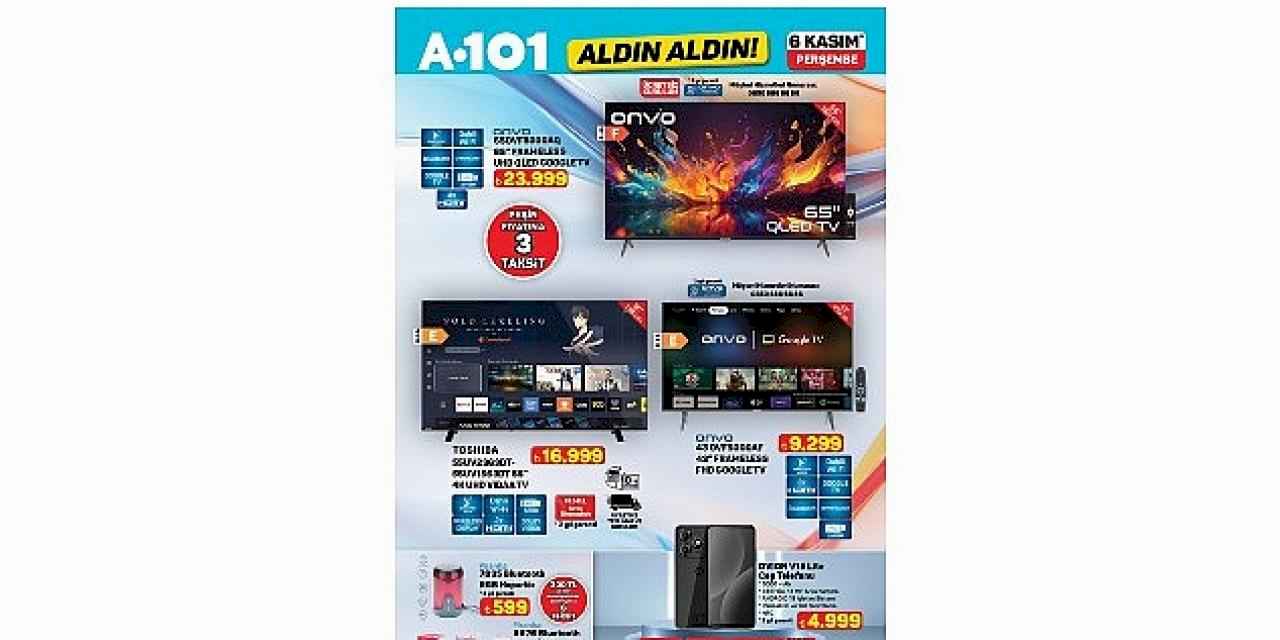 6 Kasım'da A101'de Teknolojik Ürünler Tüketiciyle Buluşuyor