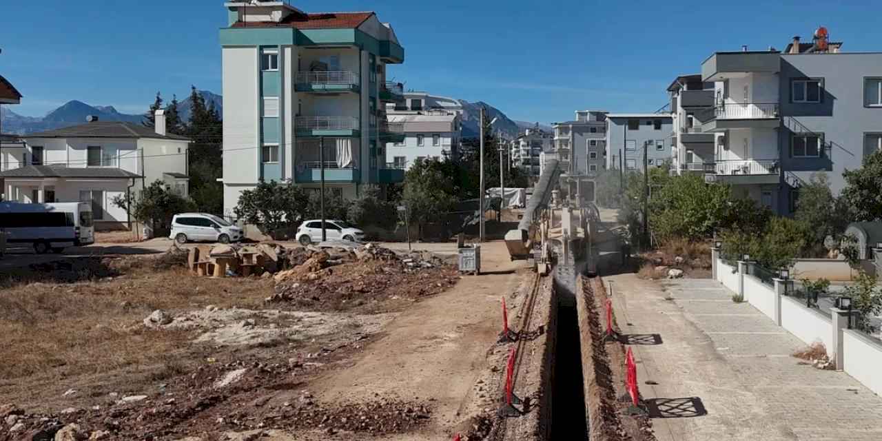 Antalya'da Büyükşehir’den Döşemealtı’na 124 Kilometre Yeni Kanalizasyon Hattı