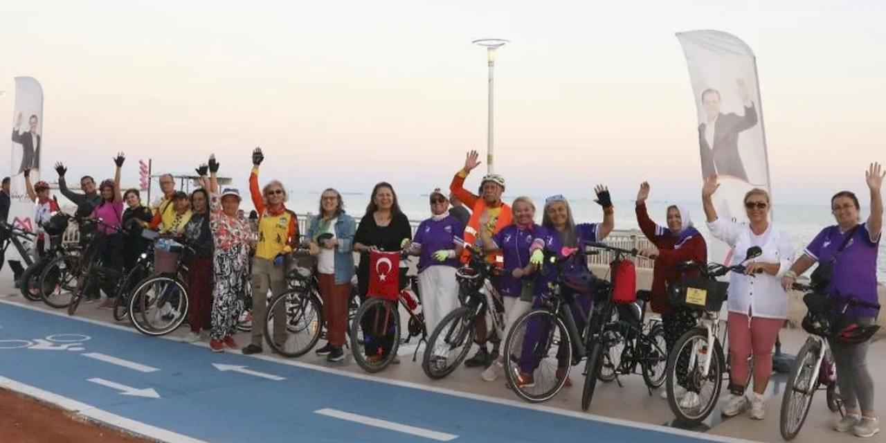 Mersin’de kadınlara pedal gücü