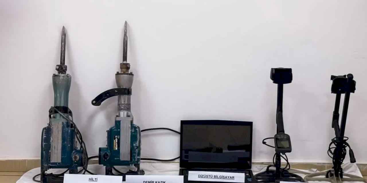 Adıyaman’da define avcılarına suçüstü