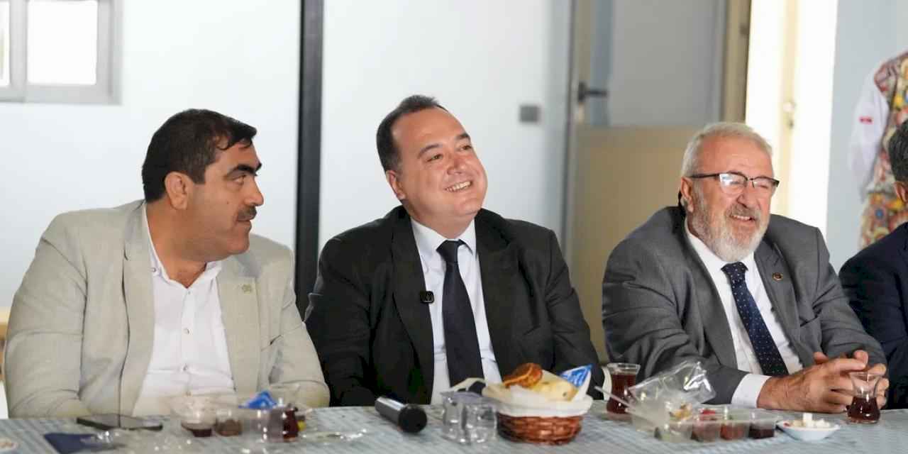 Manisa'da Başkan Dutlulu, Mermerciler Sitesi esnafıyla buluştu