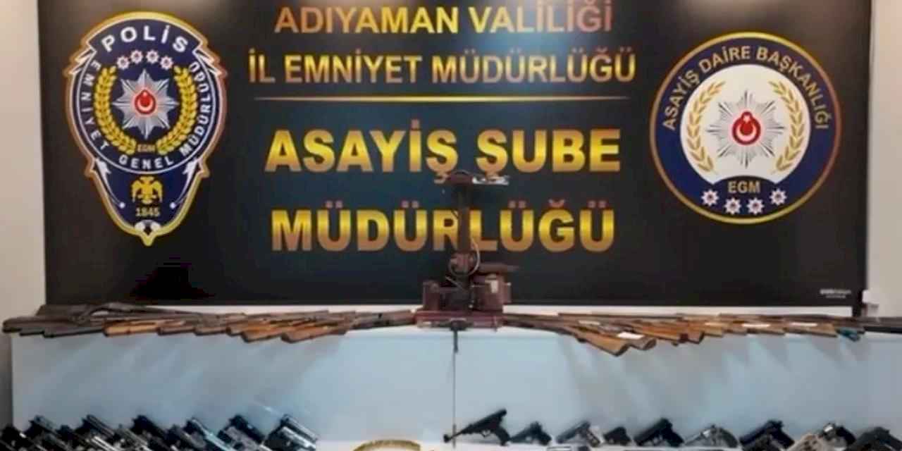 Adıyaman merkezli operasyon: 34 kişilik suç örgütü çökertildi