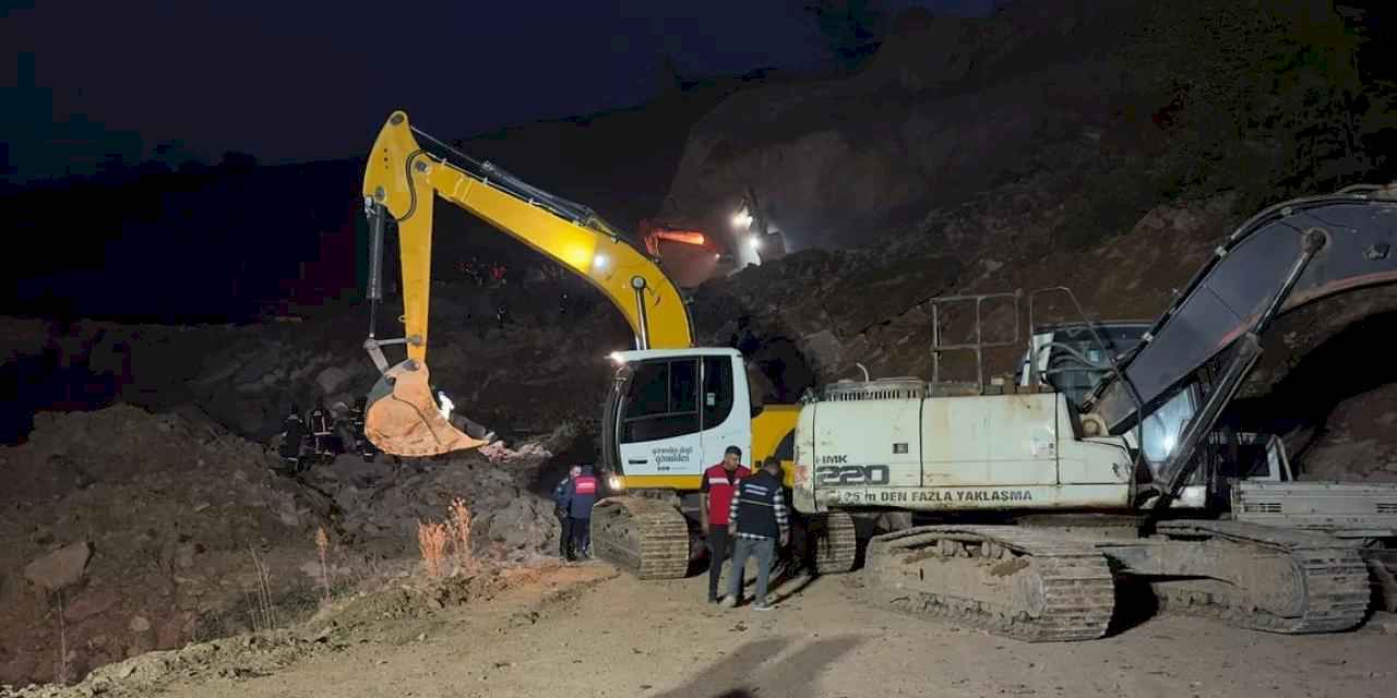 Ordu Fatsa'da taş ocağında göçük!