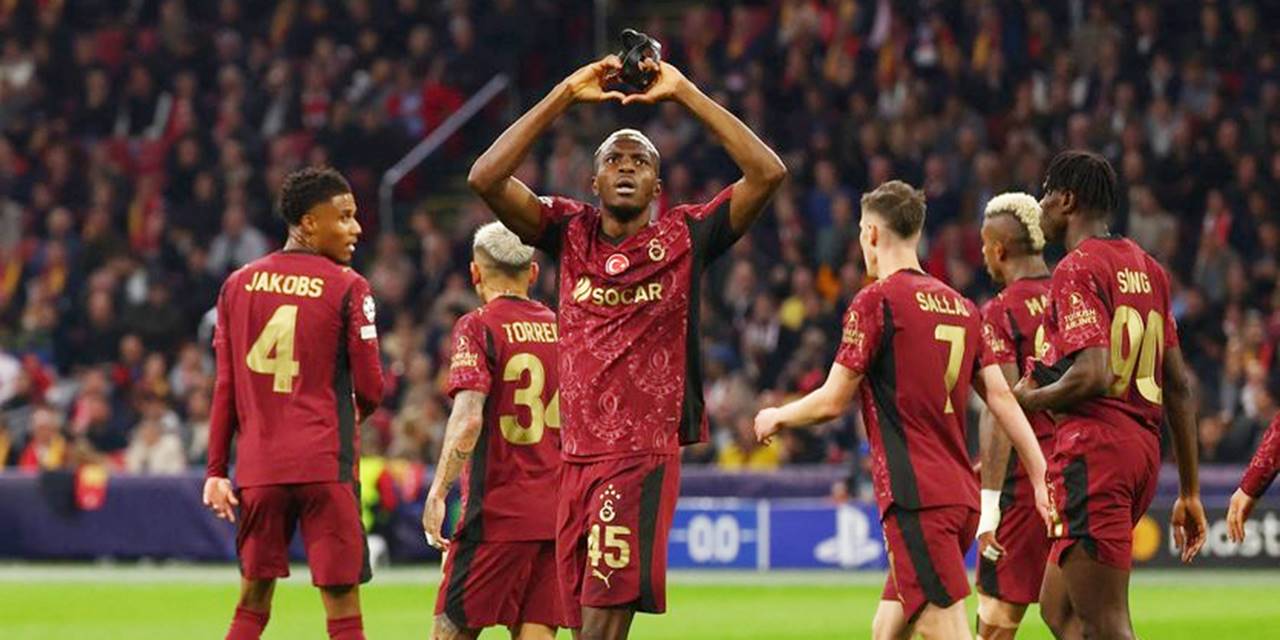 Ajax 0-3 Galatasaray (Maç Sonucu) Aslan Ajax'ı 3 golle dize getirdi!