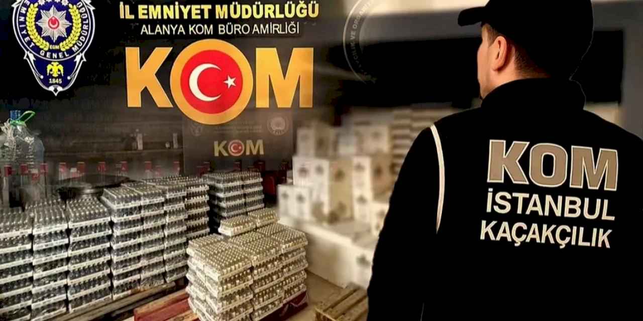 81 ilde kaçak ve sahte alkol operasyonu: 179 şüpheliye adli işlem
