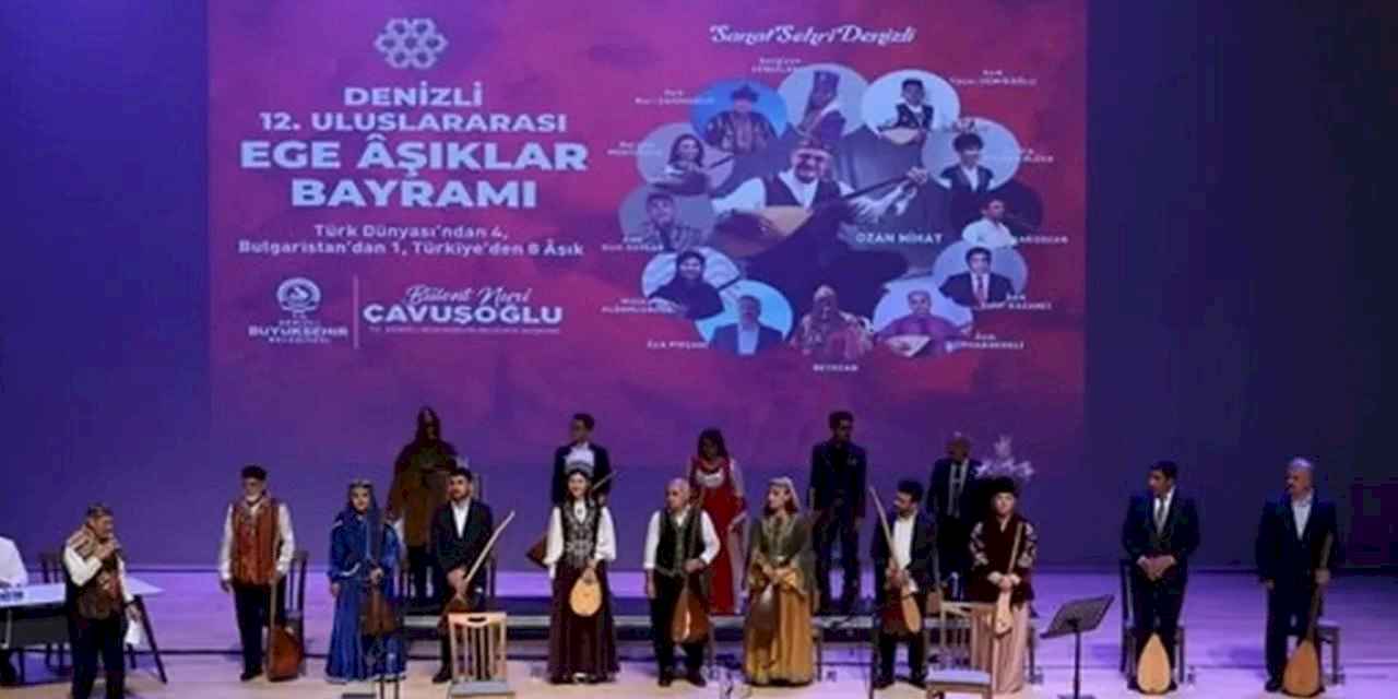 Denizli’de Aşıklar Bayramı kültür şölenine dönüştü
